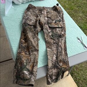 Realtree Camo Men’s Cargo Pants in Brown Green Tan (second one)